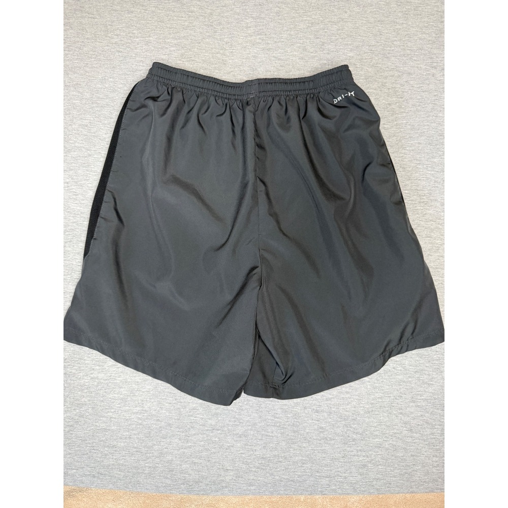 Nike‎ Dri-FIT Womens Running Shorts Grey Black Mesh 644242-060 Size Medium - Picture 5 of 10